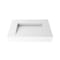 Castello Usa Pyramid 30 in Solid Surface Wall-Mounted Bathroom Sink in White CB-GM-2053-30 - alternate 1